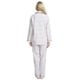thumbnail image 3 of GLOBAL Conjunto de Pijamas de Franela para Mujer, Pijamas 100% Algodón para Mujer, Ropa de Dormir de Manga Larga con Botones, Cintura con Cordón, Ropa de Dormir Cálida, Flor Rosa S, 3 of 7