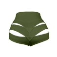 thumbnail image 4 of Endives Womens Fitness Short Stretch Hollow out Elastic High Waist Casual Shorts Hot Short Sport Yoga Short, 4 of 5