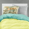 thumbnail image 2 of Pelicans on their perch Abstract Fabric Standard Pillowcase, 2 of 2