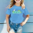 thumbnail image 2 of TZEWGL Tops For Infnat Short Sleeve Crew Neck Monthly Word Prints Clothing For Kids size 5-6T, 2 of 4