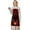 Grid Red Black, variant on Christmas Apron for Adult Women Men Party Cooking