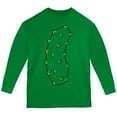 thumbnail image 1 of Halloween Vegetable Pickle Costume Youth Long Sleeve T Shirt Green YXL, 1 of 2