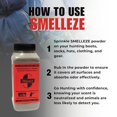thumbnail image 3 of SMELLEZE Natural Human Scent Remover Deodorizer 2lb. Powder Gets Hunting Scent Out, 3 of 6