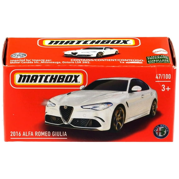 Matchbox Drive Your Adventure 2016 Alfa Romeo Giulia Diecast Car
