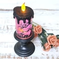 thumbnail image 4 of Lámpara encendida con velas en forma de globo de nieve para Halloween Eldnacele Ghost, 4 of 7