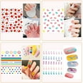 thumbnail image 4 of Pegatinas de uñas para mujeres y niñas - Paquete de 12 autoadhesivos 3D para decoración de uñas DIY, oso de fresa  Producto electrónico, 4 of 5