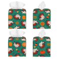 thumbnail image 2 of Susaid Turkey And Thanksgiving1 Print PU Leather Tissue Box Cover, Square Decorative Tissue Holder, for Living Room, Bedroom, Dining-Table,Kitchen,Office,Car, 2 of 7