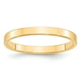 thumbnail image 1 of 14k Yellow Gold 2.5mm Flat Plain Classic Wedding Band Ring Size 9.5, 1 of 4
