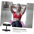 thumbnail image 3 of Sit-up bar floor, portable sit-up fitness equipment with 2 powerful suction cups and adjustable feet, abdominal muscle main assistant device for home exercise with massage rollers, 3 of 9