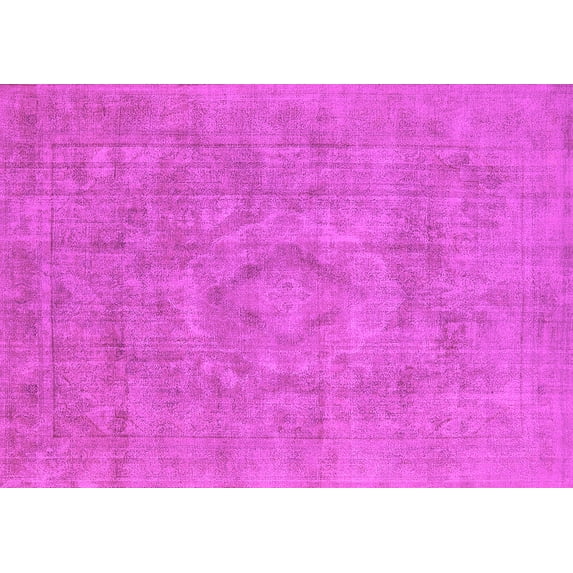 Ahgly Company Indoor Rectangle Oriental Pink Industrial Area Rugs, 3' x 5'
