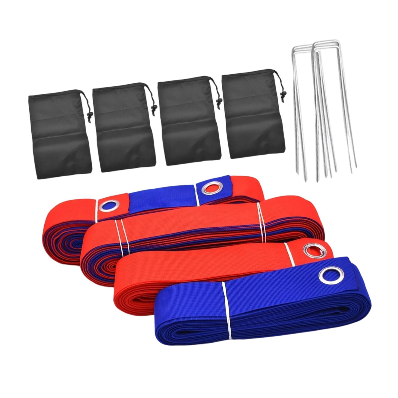 DimyFew Beach Volleyball Line Portable Boundary Lines Set for Grass Backyard Outdoor