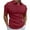 Wine, variant on DDAPJ pyju Mens Ribbed Knit Polo Shirt Solid Color Short Sleeve Lapel V Neck Tops Lightweight Outdoor Golf Polos Liquidación Navy M
