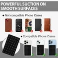 thumbnail image 5 of A house of tools 2 Pack Silicone Sticky Grip Holder for Cellphone, Silicone Suction Cup Phone Case Mount Double Sided, Hands-Free Phone Accessories Strong Grip Holder for Selfie and Video (Black), 5 of 6