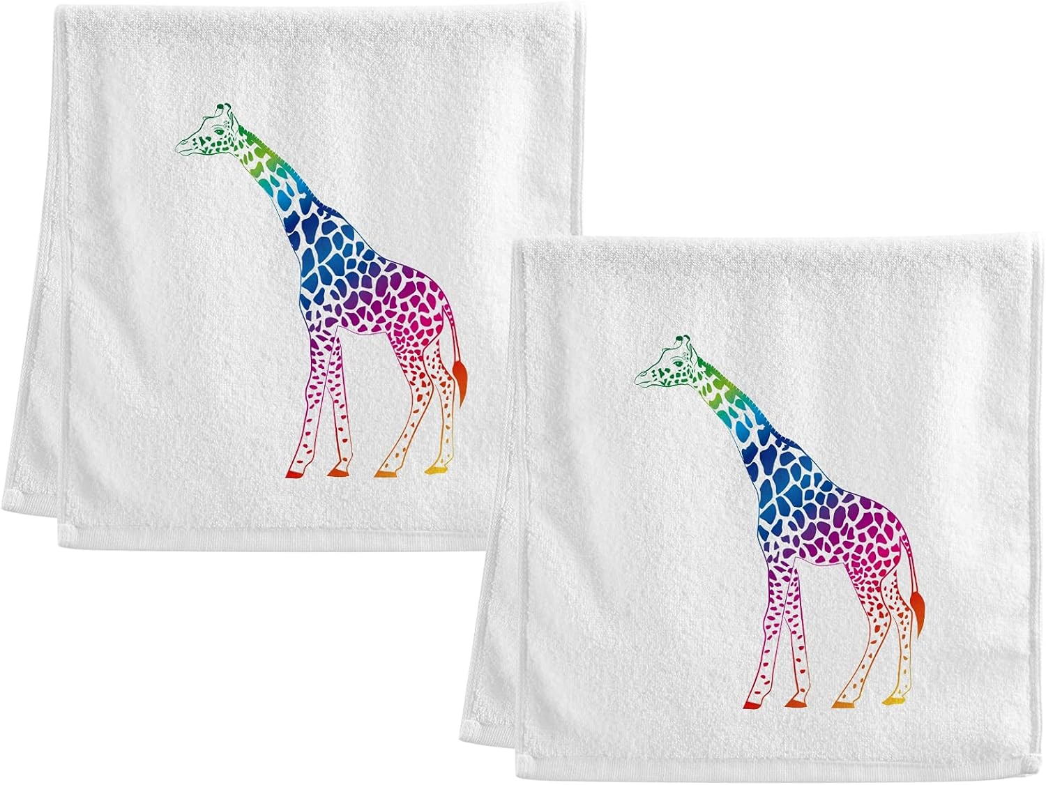 Giraffe print towels sale