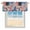 Blue, variant on Brown Dots Leopard Kitchen Valances for Windows 54x18 Inch Kitchen Curtains Valances Rod Pocket Zebra Teal Linen Patchwork Bathroom Window Valances for Window Treatment Decor