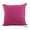 Fuschia, variant on Fennco Styles Fringed Design Down Filled Linen 20-Inch Throw Pillow (Natural)