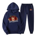 thumbnail image 1 of TIMIFIS Survêtement pour Hommes 2 Pcs à Capuche Ensemble de Sport Décontracté pour Course Jogging - Automne, 1 of 9