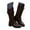 Brown, variant on Women'S Cowboy Boots Women's Mid Calf Fashion Winter Snow Boots Brown,6