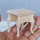 thumbnail image 4 of Mini cama doble,Mini cama doble para casa de muñecas a escala 1:12,Casa de muñecas Mini Muebles Dormitorio Micro Escena,Juguete para niños con cama doble en miniatura floral de madera,1/12, 4 of 9