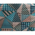 thumbnail image 5 of oneOone Georgette Viscose Teal Green Fabric Check Patchwork Sewing Craft Projects Fabric Prints By Yard 42 Inch Wide, 5 of 5