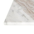 thumbnail image 6 of Cecil 18.5" Contemporary Natural Marble Handmade T-Shaped End Table, Gray/Beige, 6 of 10