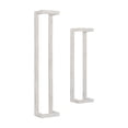 thumbnail image 6 of Powell Janelle Wall-Mounted Bathroom Towel Rack, Set of 2, White, 6 of 11