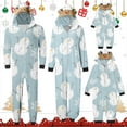 thumbnail image 5 of Generic Family Christmas Pajamas Matching Sets Christmas Jammies for Family Holiday Jumpsuit Sleepwear Set Long Sleeves Pant Snowflakes Santa New Year Xmas (5 Years,Sky Blue-C), 5 of 5