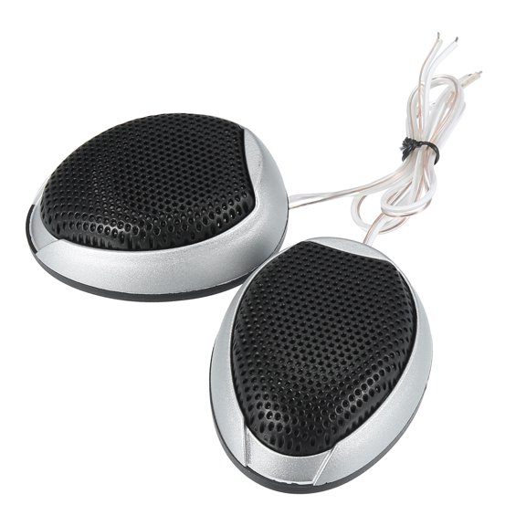 Coche Auto Altavoz Alta Frecuencia Estereo Agudos – 2uds Plateado Tono