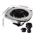 thumbnail image 3 of DAMIFU Water Inlet Filler Cap, Wall Mount ,Trailer Fill Dish ,Rv Water Fill Inlet Built In Water Stop Valve For Caravans Rv ,Marine, 3 of 9