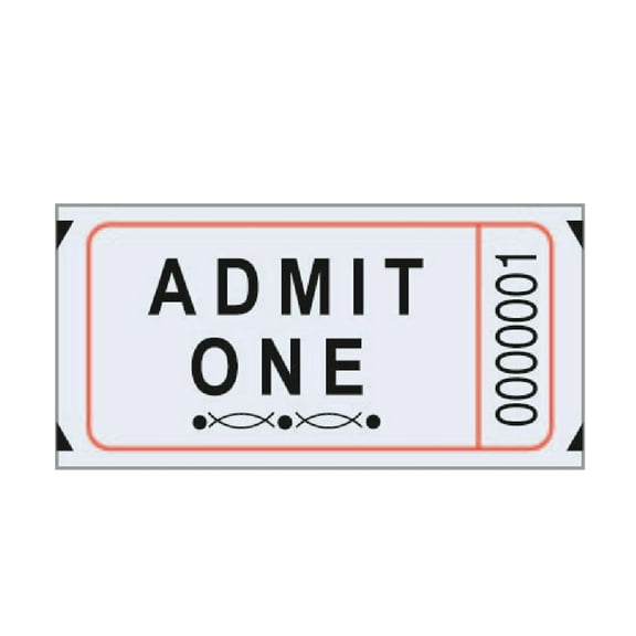 Single Ticket Roll 2000 Tickets Blue [101-DB]