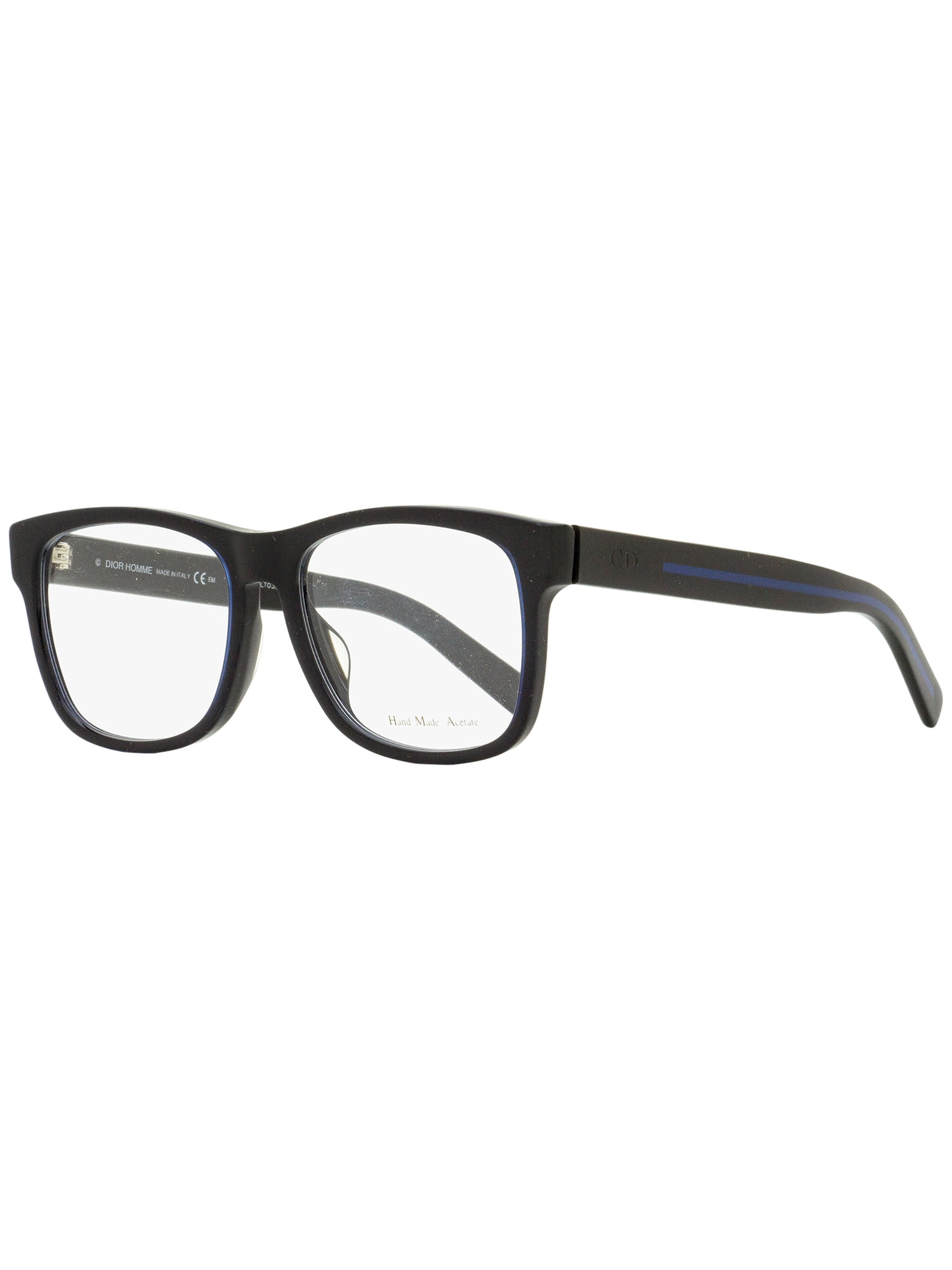 Dior Homme Eyeglasses Black Tie 197F KZO Black/Blue 56mm - Walmart.com