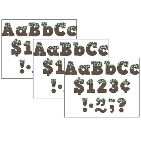UPC: 0194629109326 | Teacher Created Resources 4  Bold Block Letters Combo Pack Eucalyptus 230 Characters Per Pack 3