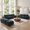 Dark Gray, variant on BEHOST 10-Piece Oversize U-Shaped Modular Sectional Sofa, Velvet Cloud Sleeper Couch 3 Movable Ottomans, Oversized Deep Seat Living Room Furniture Set,Navy Blue
