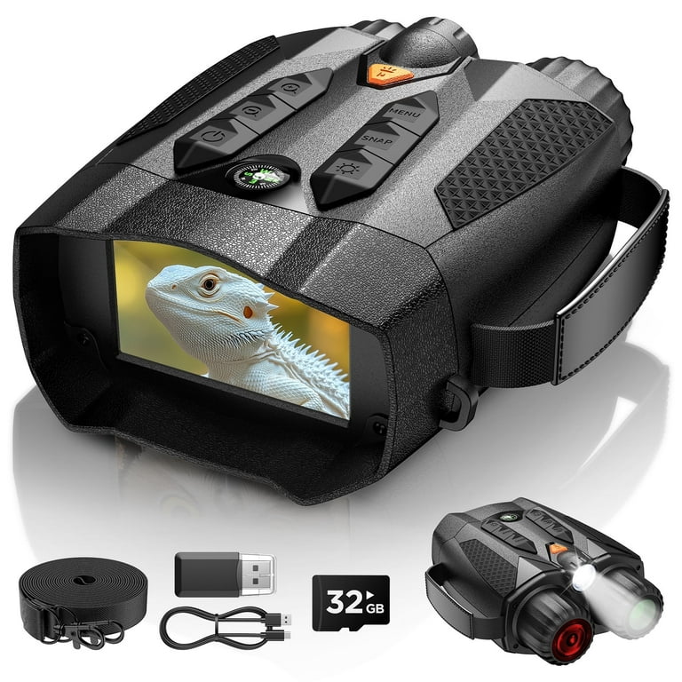 BNISE 4K Night Vision Goggles for Adult-2624FT Infrared Night