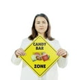 thumbnail image 3 of Candy Bar Plastic Crossing Sign - 10 Inch X 10 Inch Xing Sign Gift Chocolate Snack Sweet Treat Wrapper Dessert Sugar Energy Fun Kids, 3 of 4