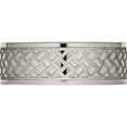 thumbnail image 3 of Titanium Polished 8mm Weave Design Band (Size 6.5) Made In China tb199-6.5, 3 of 5