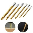 thumbnail image 6 of 6PCS Drill Bit Titanium HSS Spiral Screw Punching Slotting Hole Cutting 3-8mm, 6 of 10