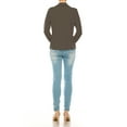 thumbnail image 3 of MOA COLLECTION Women's Casual Solid Office Work Wear Long Sleeve Fitted Open Front Blazer Jacket, 3 of 7