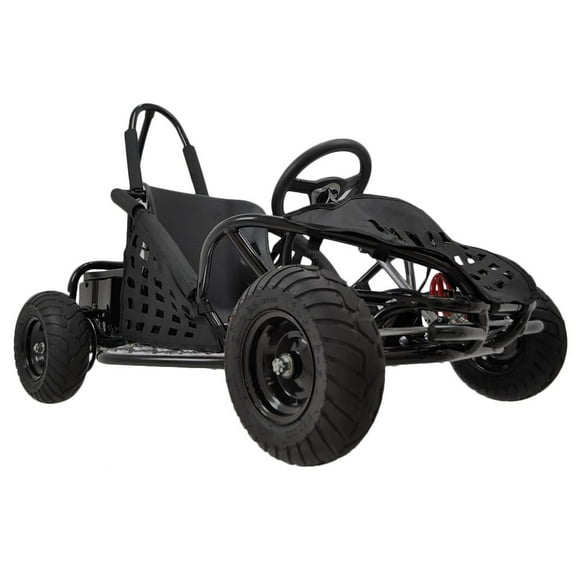 Go-Bowen 1000W Brushless Go Kart 4 Wheeler-Red-Black