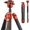 Orange, variant on Fotopro X-Airfly Max Video 67.3" Carbon Fiber 2-in-1 Tripod and Monopod, Ball Head & Fluid Head, 4-Sec Lightweight Camera Tripod Stand, Macro Photography, Hidden Phone Clip, Max Load 13 lbs, Grey