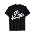 thumbnail image 3 of Pap Vintage Retro Style Father’s day gift for Pap Grandpa T-Shirt, 100% Cotton, Halloween Thanksgiving Christmas Gift for Men Women Family Friends, Black Tee For Adult, Men, Women, Teen, Tee, 3 of 6