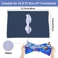thumbnail image 2 of Funda elástica para libros Lotus con diseño floral vintage, lavable y reutilizable. Protector de libros grande de nailon. Envoltorios elásticos para cuadernos., 2 of 9