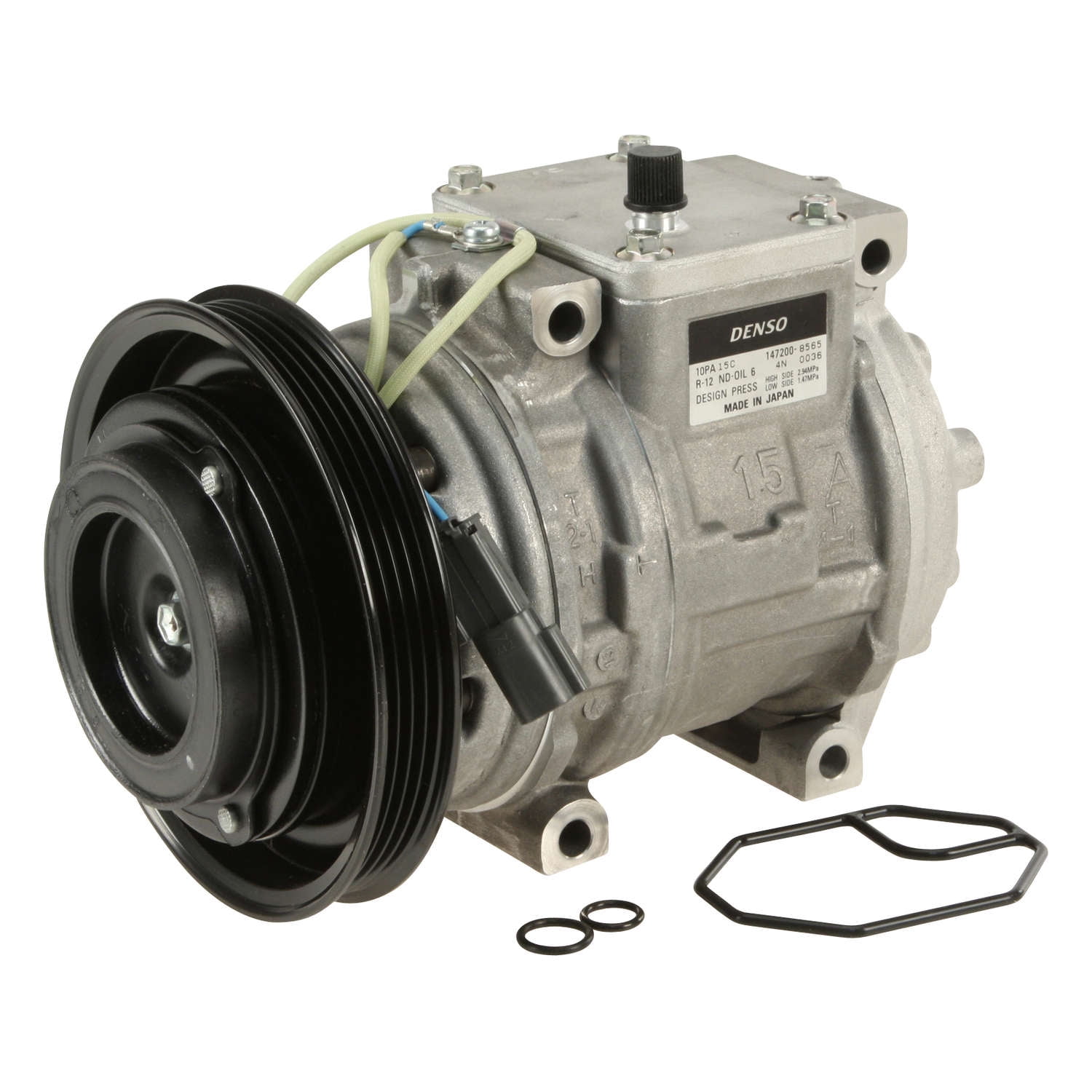 Denso 471-1424 New Compressor with Clutch
