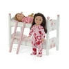 Emily Rose 18 Inch Doll Clothes Furniture and Accessories - Floral Doll Bunkbed Bunk Bed Including Quilted 18" Doll Bedding and Ladder Accessory | Perfect for 15"-18" Dolls