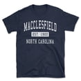thumbnail image 1 of Macclesfield North Carolina Classic Established Men's Cotton T-Shirt, 1 of 1