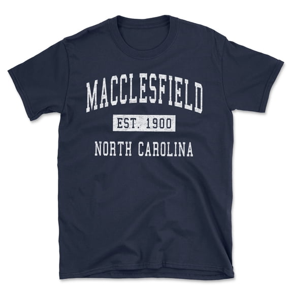 Macclesfield North Carolina Classic Established Men's Cotton T-Shirt