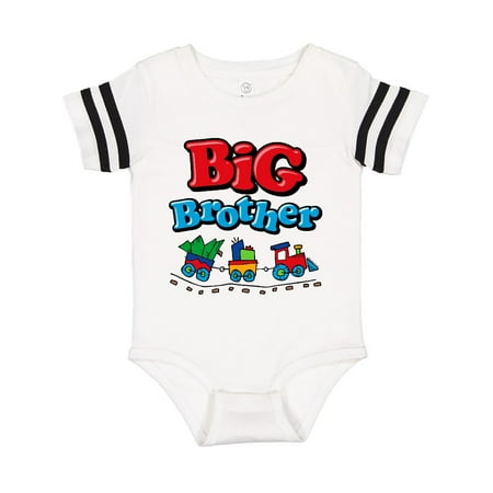 

Inktastic Choo Choo Big Brother Gift Baby Boy Bodysuit