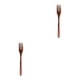 thumbnail image 1 of Kearding Palillos de Juego de vajilla de mango largo Accesorios para el hogar Utensilio de cocina Herramienta Tenedor de cocina para Tenedor de Horquilla Línea Marrón 2Conjunto, 1 of 6