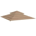 thumbnail image 2 of Garden Winds Replacement Canopy Top Cover for the Madaga Gazebo -Standard 350 - Stripe Canyon, 2 of 8