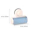 thumbnail image 5 of GOOHOCHY White WallMounted Toothbrush Holder with Cover for Storage Modern Bathroom 5 Brush Slots, 5 of 6